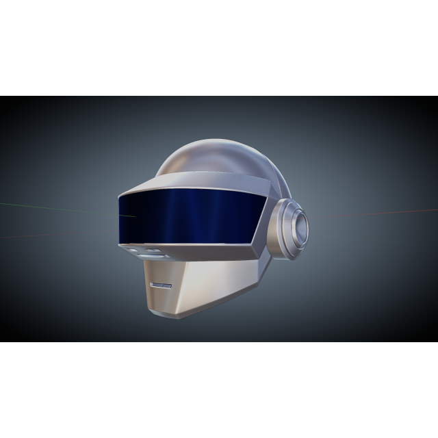 Daft Punk Thomas Bangalter Helmet STL Daft Punk Thomas Bangalter Helmet STL