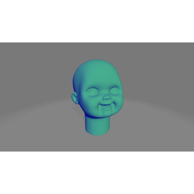 Good Guy Doll Head STL